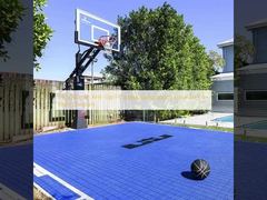 Placas de piso esportivo intertravadas de PP antiderrapante de 340x340mm, vida útil de 5+ anos