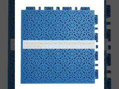 Placas de encaixe para quadra de basquete 340x340mm Piso esportivo de polipropileno