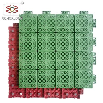 34*34cm Chapas de piso de PVC resistentes ao deslizamento Chapas de campo de pickleball