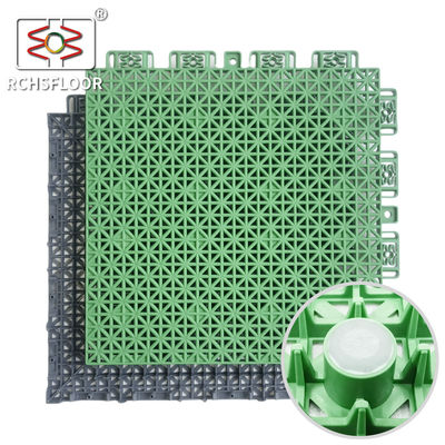 1.27cm Antiderrapante azulejos do pátio traseiro azulejos de polipropileno