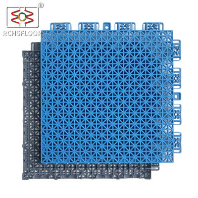Resistente a UV azulejos de piso em PP 25x25cm absorvente de choques 30%