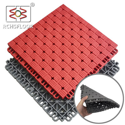 410g TPE Modular Sport Tiles Tribunal de Basquetebol Placas de plástico