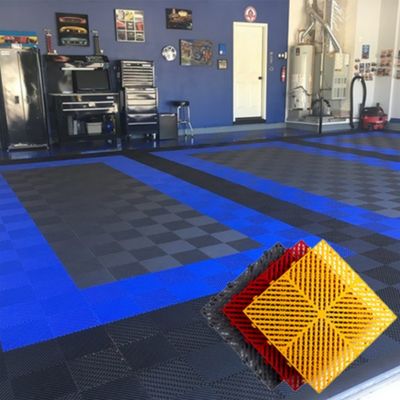 CE RoSH Chapas de piso de garagem ventiladas Chapas de piso de garagem de polipropileno