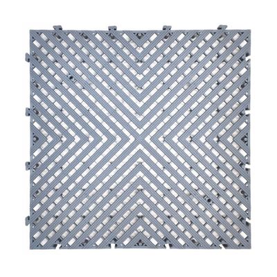 Chapas de piso de garagem de PVC ventiladas 400*400*20mm Chapas de bloqueio de PP