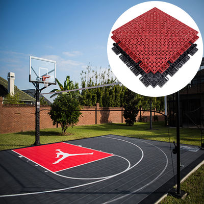 Pvc pisos de pisos de desporto Pp plástico interligando pisos de campo de basquetebol ao ar livre