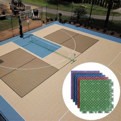 Outdoor Pp Interlocking Badminton Voleibol Quadros de Campo Desportivo Portátil