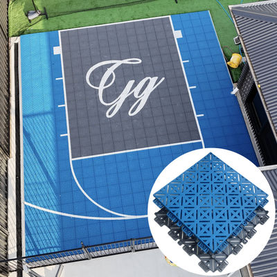 PP Interlocking 3x3 Basquetebol Streetball Court azulejos de piso fácil de instalar
