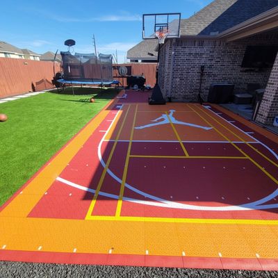 Ténis Modular Pickleball Badminton Desporto Interlocking Tiles Mat Tribunal de Basquetebol