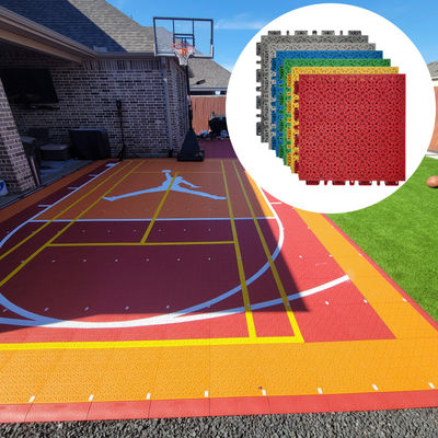 Ténis ao ar livre Pickleball Quadra de basquetebol Interlocking Sports Flooring Tiles