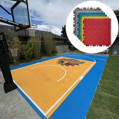 Pvc de vinil Pp pickleball de meio campo azulejos de chão de basquete ao ar livre