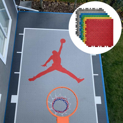 Pp Multi Sport Interlocking Tiles Para Outdoor Indoor Pickleball Basquetebol Court