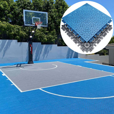 Campo de basquetebol modular de pickleball exterior