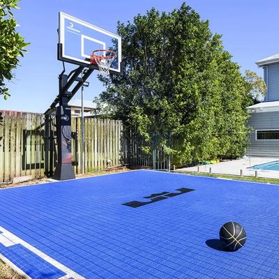 340x340mm Anti-Slip PP Interlocking Sports Floor Tiles 5+ Years Lifespan